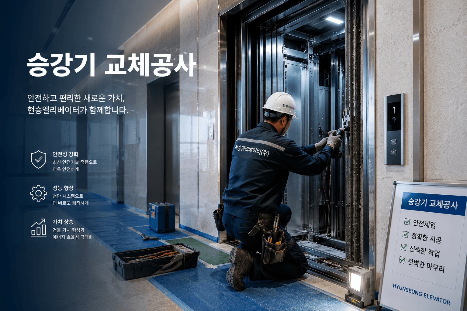 승강기 교체공사